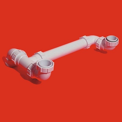 MC SET ZA DVOSTR.IND.SUDOPER gornji dio, komp.bez pileta, fi50 2/2 SS-ABBEY 6072